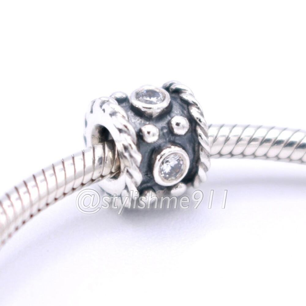 Authentic PANDORA Oxy Crown Charm - 790221CZ - Picture 4 of 10